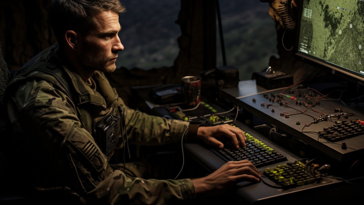Zdjęcie specjalisty ds. kontroli lotniczej