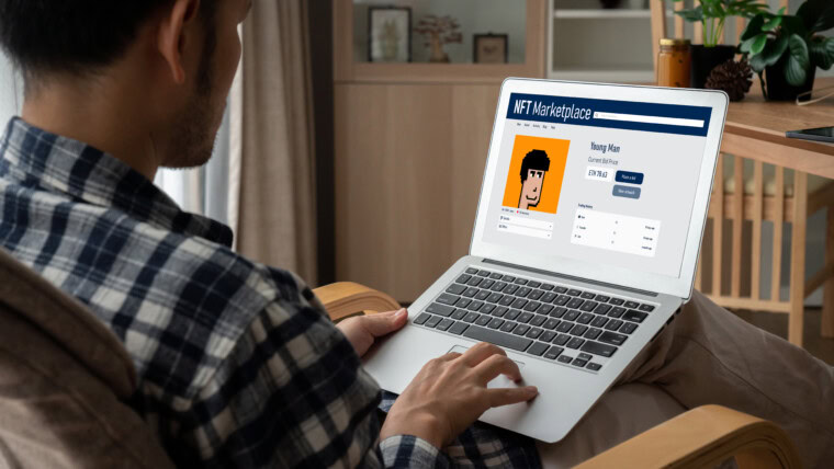 Nft marketplace zapewnia modny kanał sprzedaży dla artysty cyfrowego
