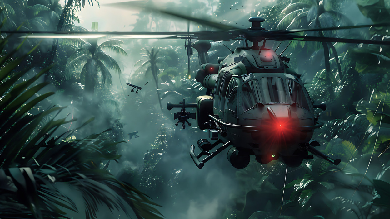 Śmigłowiec Sky Guardians pomaga w odważnej operacji ratunkowej.