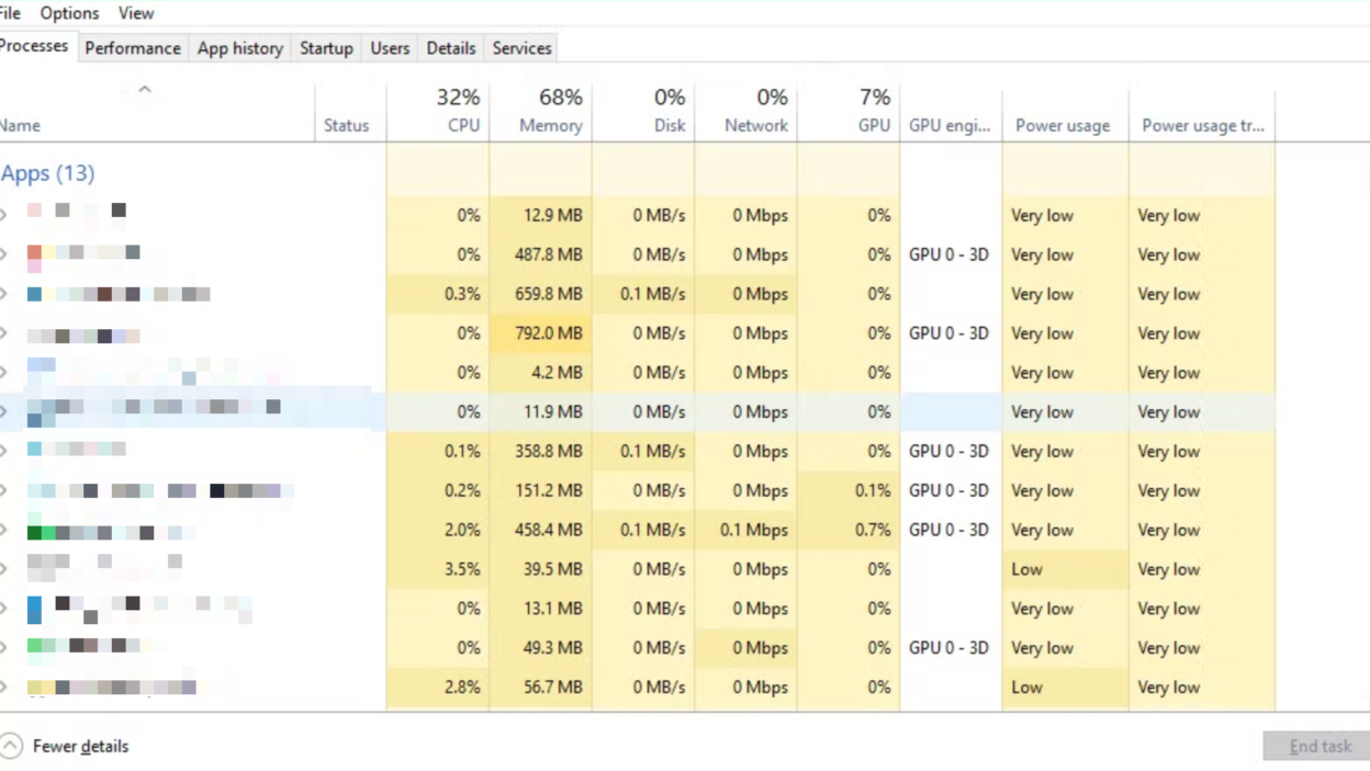 Menedżer zadań Windows