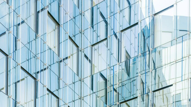 architectural photography of glass building